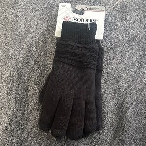 Isotoner women's Dark Knit Gloves